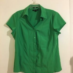 Green button up